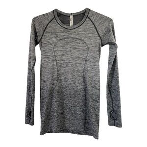 lululemon athletica Gray Long Sleeve Top